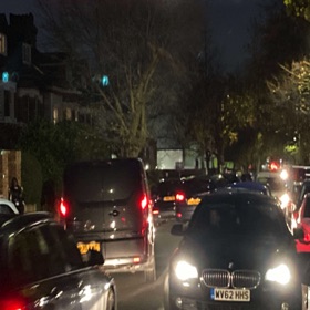 11.11.22 Gridlock beyond Academy Ground 11.11.22 Gridlock beyond Academy Ground