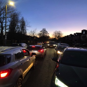 18.01.23 Congestion outside Academy