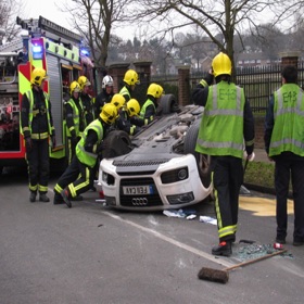 Accident by Gallery House Copers Cope Rd, 2019